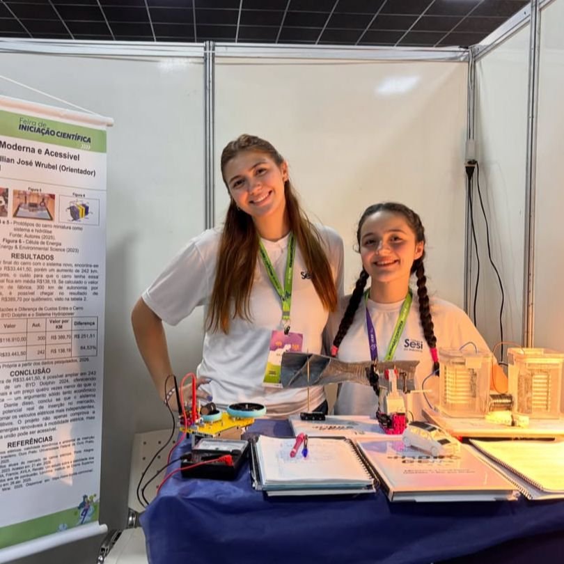 Julia em evento científico